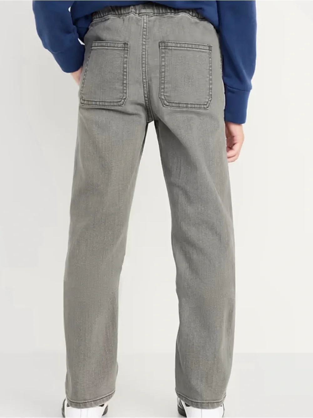 Old Navy Gray Pull-On Kids Casual Pants with Drawstring